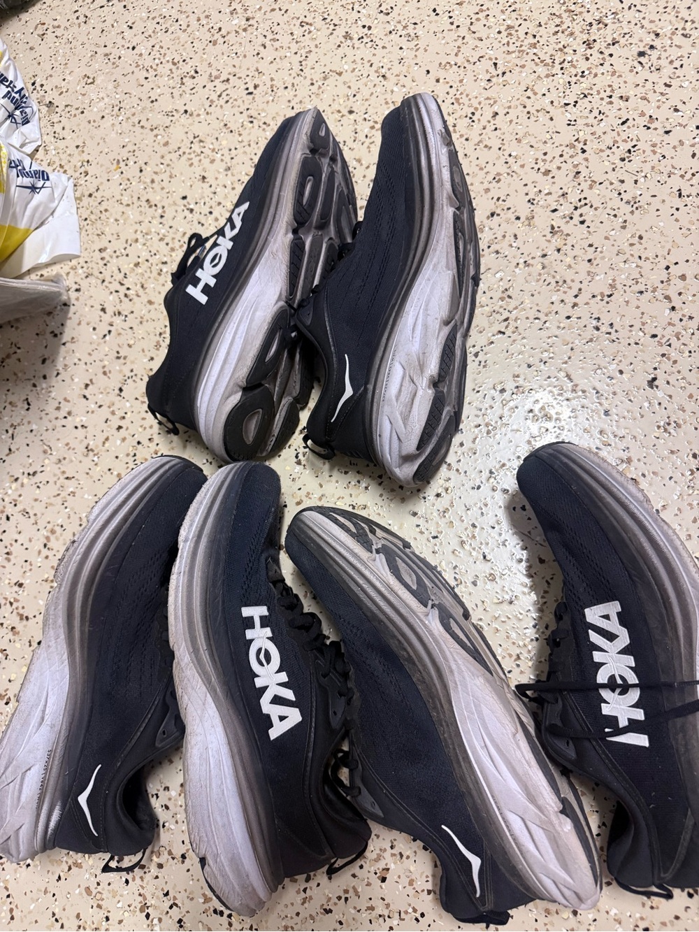 Mens 11.5 hokas 3 pairs for $30 - Picture 9 of 15